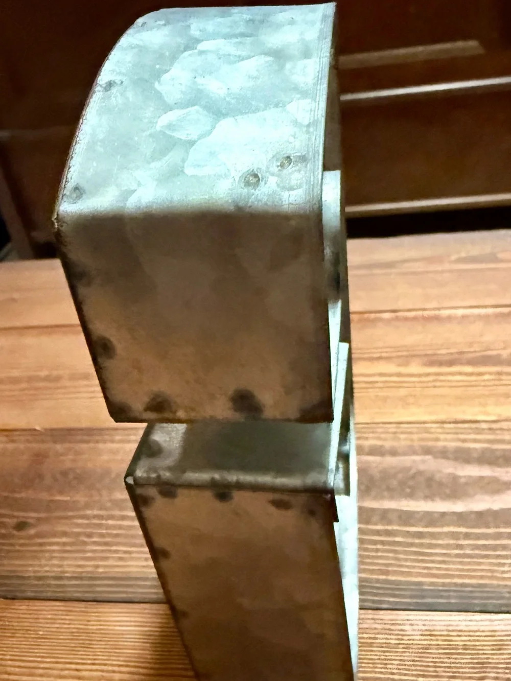 Galvanized Metal Letter “G” Rustic Farmhouse Industrial Wall/Table Decor Accent